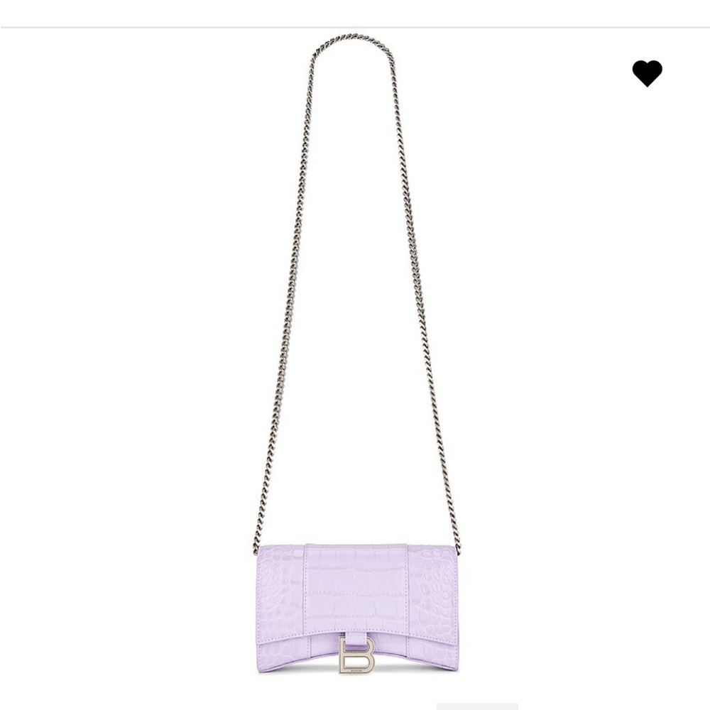 Balenciaga Hour Wallet in Lilac